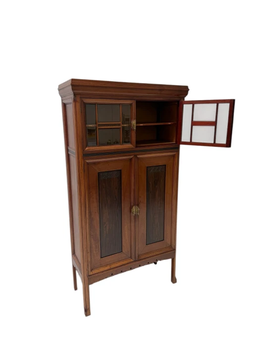 Arts & Crafts Cupboard by Kees Oosschot for J.B. Hillen Amsterdam, 1900s
